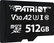Patriot VX Series R90/W80 microSDXC 512GB, UHS-I U3, A2, Class 10
