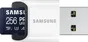 Samsung PRO Ultimate R200/W130 microSDXC 256GB USB-Kit, UHS-I U3, A2, Class 10