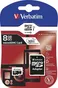 Verbatim microSDHC 8GB Kit, Class 10