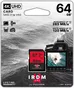 goodram IRDM S6B0 R265/W120 SDXC 64GB, UHS-II U3, Class 10