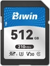 Biwin SD210 R210/W170 SDXC 512GB, UHS-I U3, Class 10