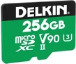 Delkin Power 2000X R300/W250 microSDXC 256GB Kit, UHS-II U3, Class 10
