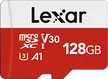 Lexar E-Serie R100/W30 microSDXC 128GB Kit, UHS-I U3, A1, Class 10