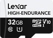 Lexar High-Endurance R100/W30 microSDHC 32GB, UHS-I, Class 10