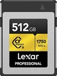 Lexar Professional GOLD R1750/W1500 CFexpress 2.0 Type B 512GB
