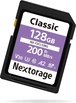 Nextorage NX-F2CL R200 SDXC 128GB, UHS-I U3, A2, Class 10