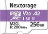 Nextorage NX-M2CL R200 microSDXC 256GB, UHS-I U3, A2, Class 10