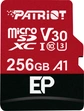 Patriot EP R90 microSDXC 256GB Kit, UHS-I U3, A1, Class 10