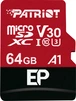Patriot EP R90 microSDXC 64GB Kit, UHS-I U3, A1, Class 10