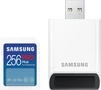Samsung PRO Plus for Professionals R180/W130 SDXC 256GB USB-Kit, UHS-I U3, Class 10