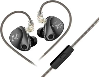 KZ Castor з мікрофоном чорний