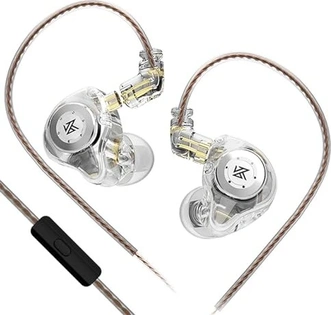 KZ EDX Pro з мікрофоном прозорий