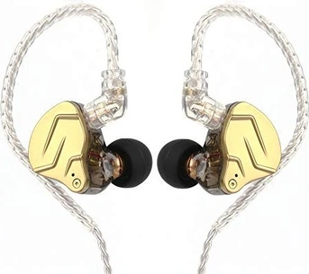 KZ ZSN Pro X з мікрофоном золотий