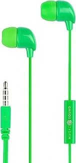 MusicSound colour in-ear 3.5mm jack зелений