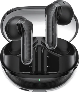 SoundPeats clear Pods black