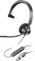 Poly Blackwire 3310, Microsoft, USB-C/A