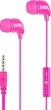MusicSound colour in-ear 3.5mm jack рожевий