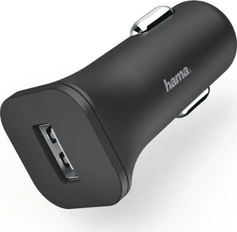 Hama автомобільна зарядка 1.2A black