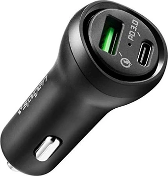 Spigen F31QC Qualcomm Quick Charge 3.0 USB-C автомобільна зарядка black