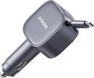 Anker Nano автомобільна зарядка (75W, USB-C port, built-In Retractable USB-C cable) grey