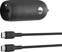 Belkin BoostCharge 30W USB-C автомобільна зарядка з USB-C/USB-C cable black