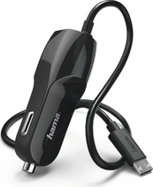 Hama автомобільна зарядка micro USB 1.0A black