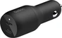 Belkin BoostCharge Dual USB-C автомобільна зарядка 36W black