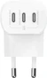 Belkin BoostCharge USB-C charger з three connectors and PPS (67W) white