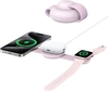 Anker MagGo бездротова зарядна станція (3-в-1, складна) pink